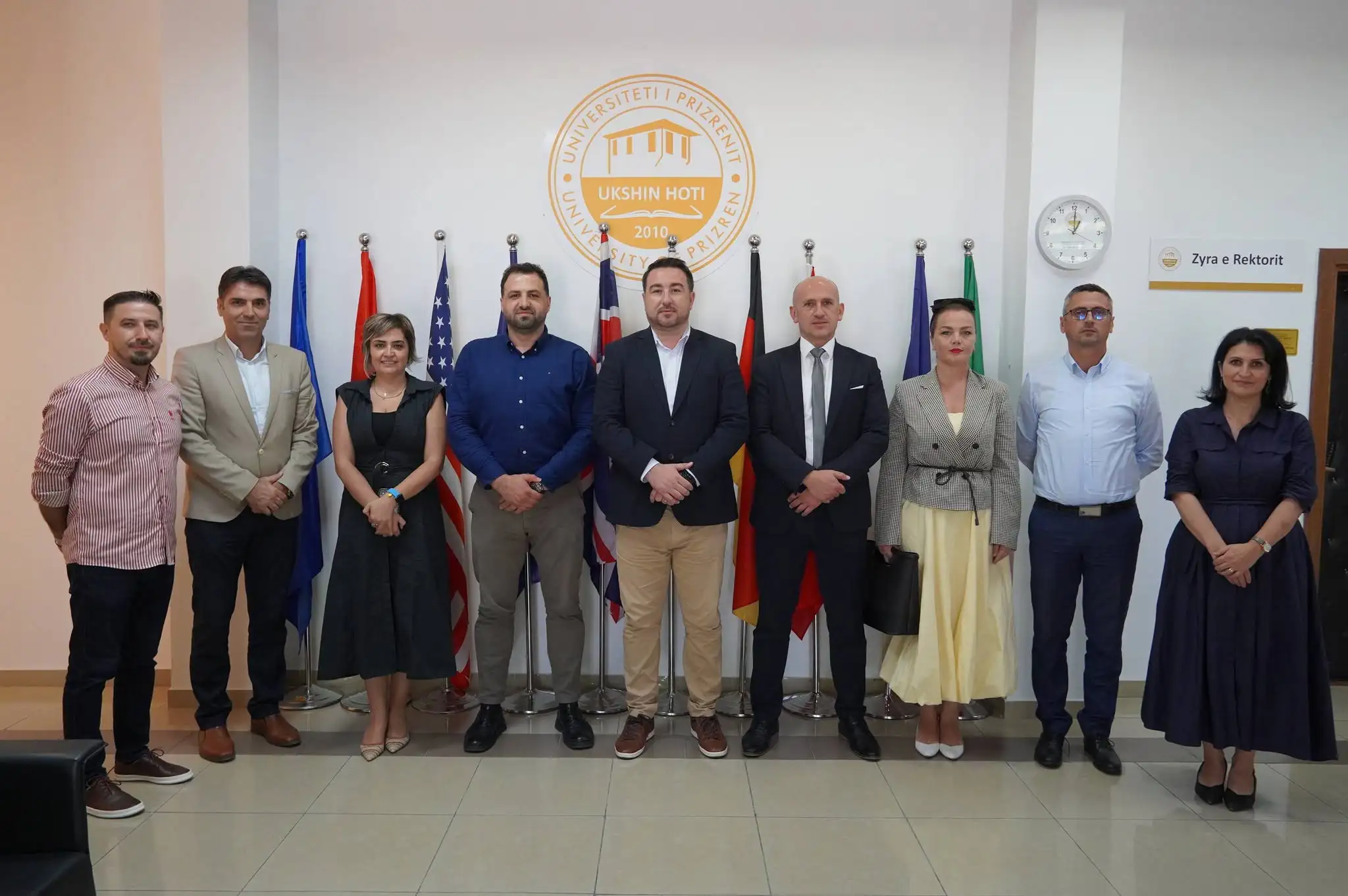 Delegacioni i Akademisë së Kosovës për Siguri Publike zhvilloi takim zyrtar në Universitetin “Ukshin Hoti” në Prizren
